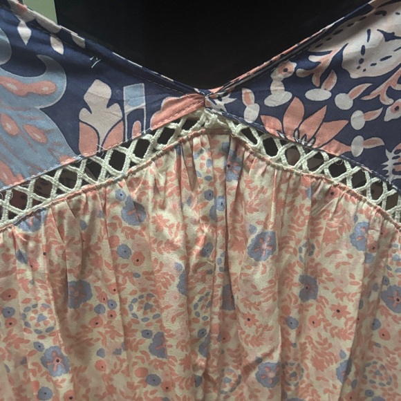 Hayden Los Angeles Pink & Blue Floral Dress NWT - Picture 8 of 9